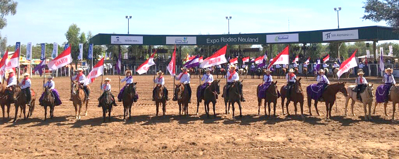 Feliz boda de plata de la Expo rodeo Neuland